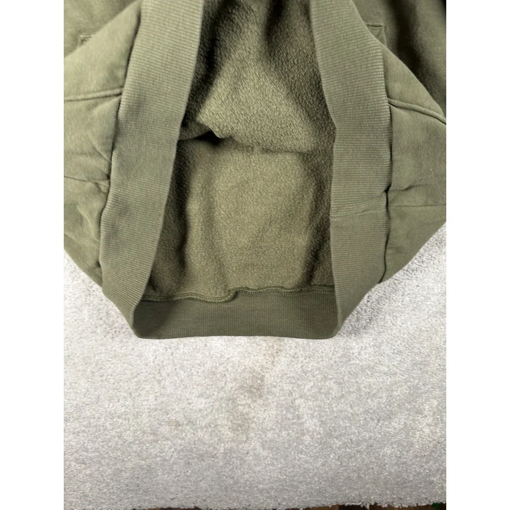Under Armour Men Hoodie Sweatshirt Medium Green Freedom Pullover Drawstring Logo